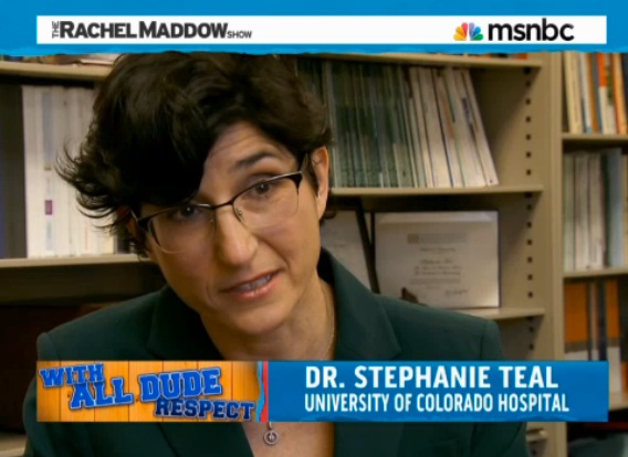 Dr. Teal on The Rachel Maddow Show