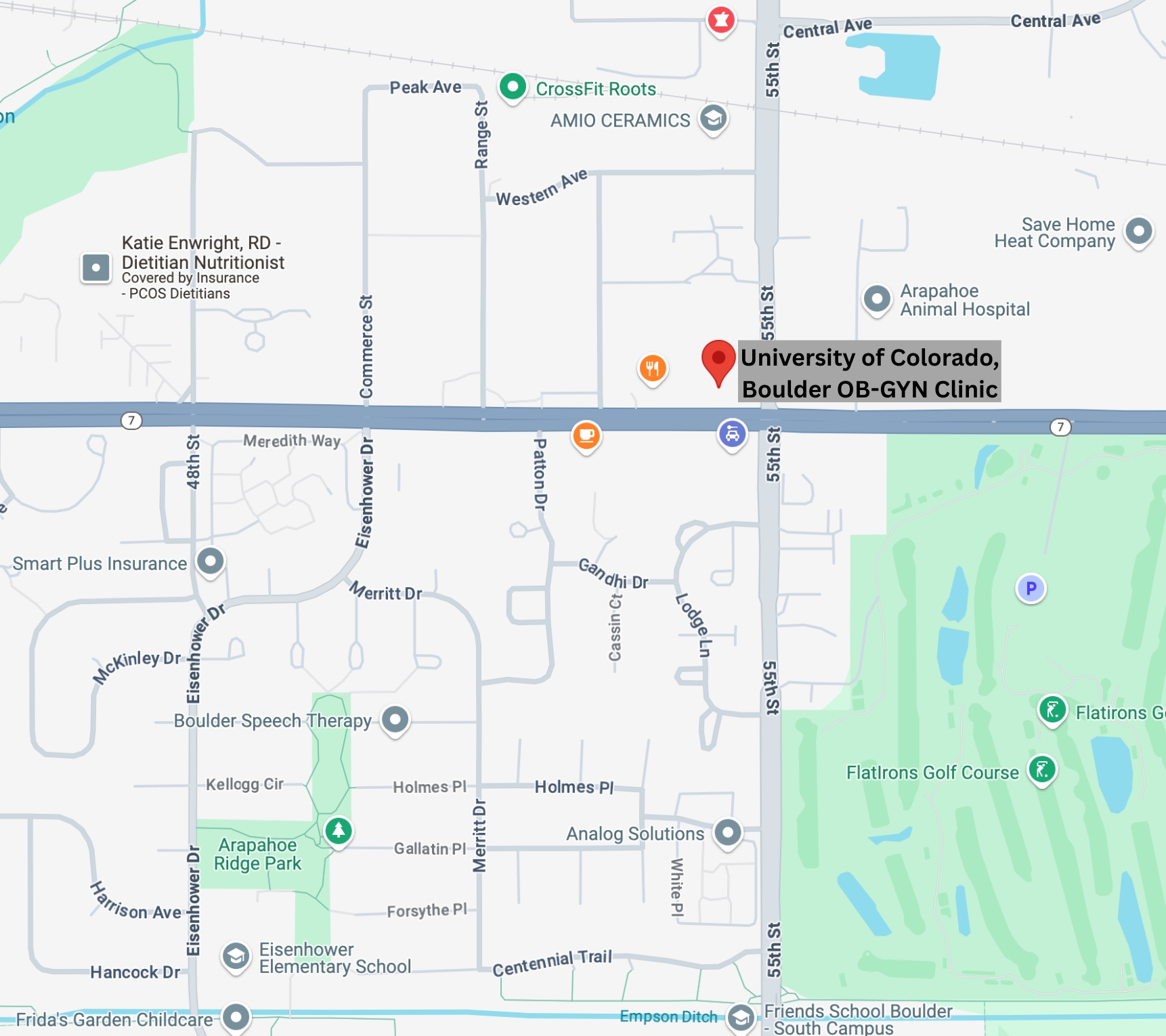 University of Colorado, Boulder OB-GYN Clinic | Google Maps