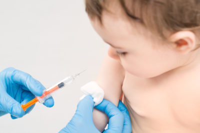 The argument for vaccinations | CU OBGYN | Photo of baby getting vaccinated